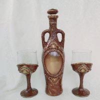  Подаръчни комплекти  за вино /ракия/, снимка 13 - Декорация за дома - 19274800