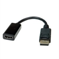 Преходник от DP M към HDMI F Digital One SP01201 Адаптер DP to HDMI F, снимка 3 - Кабели и адаптери - 31334862