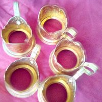 СССР Пет медни стакана , снимка 4 - Антикварни и старинни предмети - 37413398