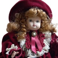 Порцеланова кукла , снимка 2 - Други стоки за дома - 37966686