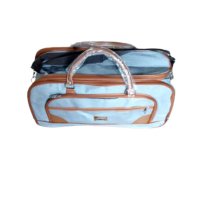 Пътна чанта от еко кожа , меланж, 55 см., снимка 1 - Сакове - 42713839