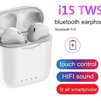 Безжични Wireless Слушалки I15/ I9S TWS Airpods Внос от Англия, снимка 4 - Слушалки и портативни колонки - 31829092