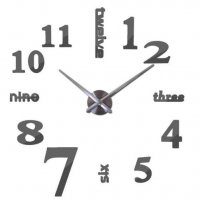 Стенен часовник за сглобяване с 3D ефект, снимка 3 - Стенни часовници - 38121589