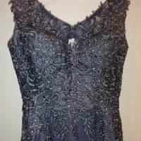 Нова бална рокля в син цвят, снимка 3 - Рокли - 40548050