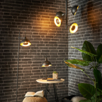 Таванна лампа в индустриален стил , снимка 6 - Лампи за таван - 44650600