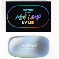 MOYOU LONDON LED и UV лампа за гел лак за нокти и други консумативи за нокти (сребро), 6W,5V/1A USB , снимка 1 - Продукти за маникюр - 44477694