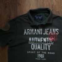 armani jeans - страхотна мъжка тениска, снимка 2 - Тениски - 37430092