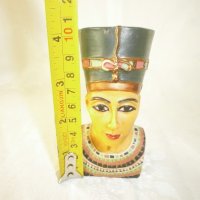 Египетска Статуетка, Бюст на Кралица - Нефертити, снимка 7 - Статуетки - 30975198