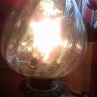 Комбинирани електрическа лампа и свещник от ковано желязо, снимка 6 - Антикварни и старинни предмети - 35319012