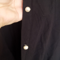 Блуза с перли 2-4 хл. , снимка 2 - Блузи с дълъг ръкав и пуловери - 44461278