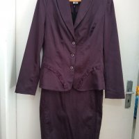 Дамски костюм от две части Рени, размер XL, сукман и сако , снимка 2 - Костюми - 38333320
