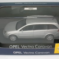 Opel Vectra Caravan 2002 - мащаб 1:43 на Schuco (dealer edition) моделът е нов в PCV дисплей-кейс, снимка 3 - Колекции - 29532430
