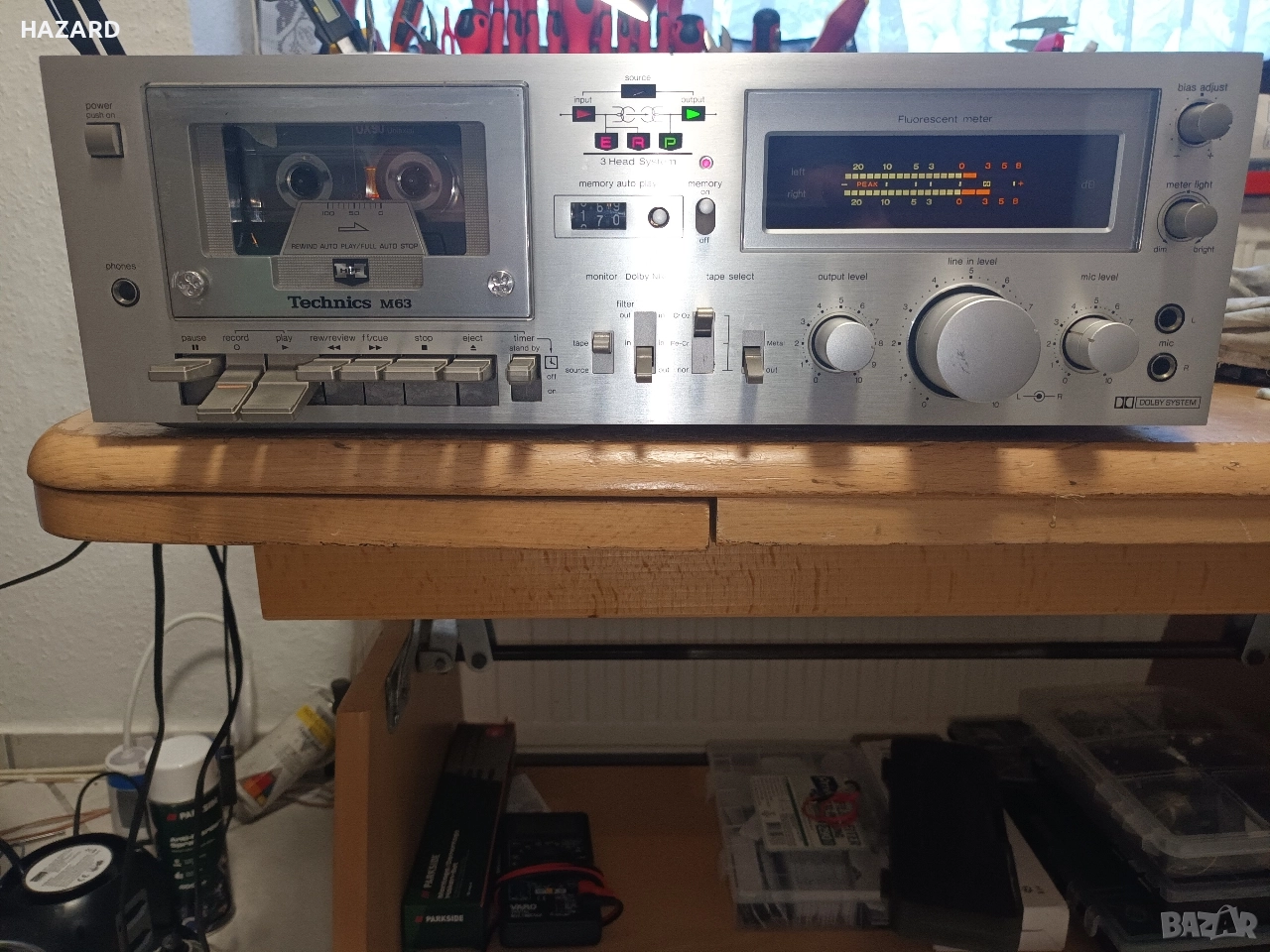  ///РЕЗИРВИРАН/// Technics M 63 3 head system , снимка 1