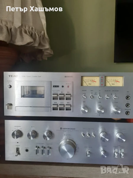 Дек TEAC A-480 и усилвател KENWOOD KA 7300, снимка 1