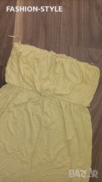 Жълта туника,тип бюстие, снимка 1
