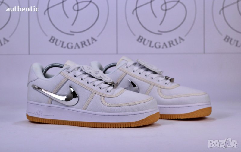 Nike Air Force 1 Travis Scott Sail Мъжки Дамски Маратонки, снимка 1