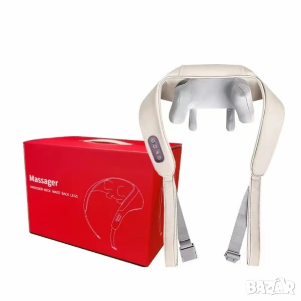 Електрически масажор за врат, гръб и тяло – Вашият персонален терапевт у дома, снимка 1