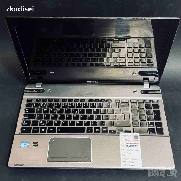 Лаптоп TOSHIBA SATELITE P855-337 15,6 Инча, снимка 1