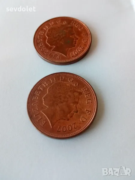 Колекционерски монети--UK.Цената е за двете., снимка 1