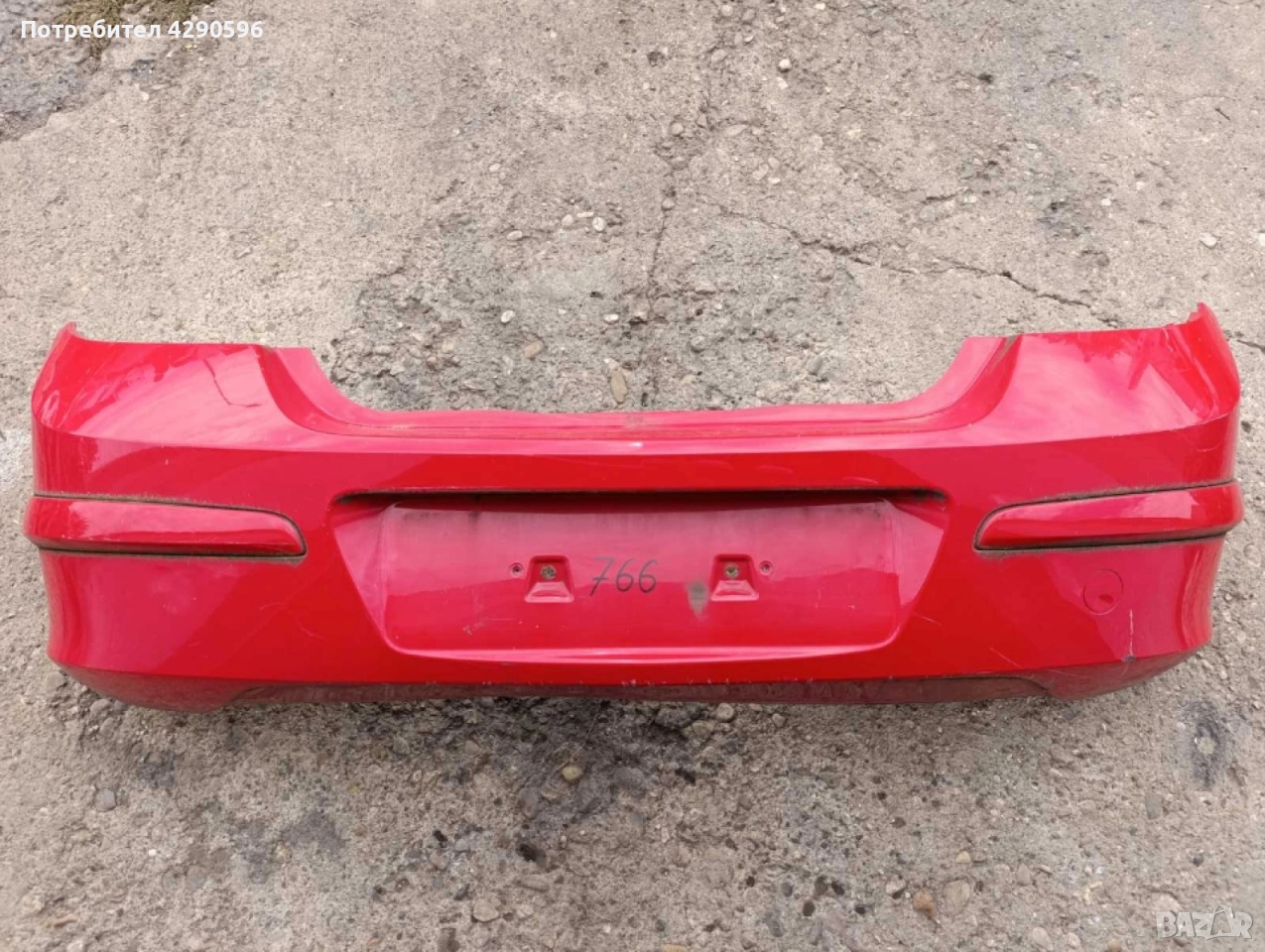 Задна броня за Opel Astra H / Опел Астра хечбек 2004-2011г., снимка 1