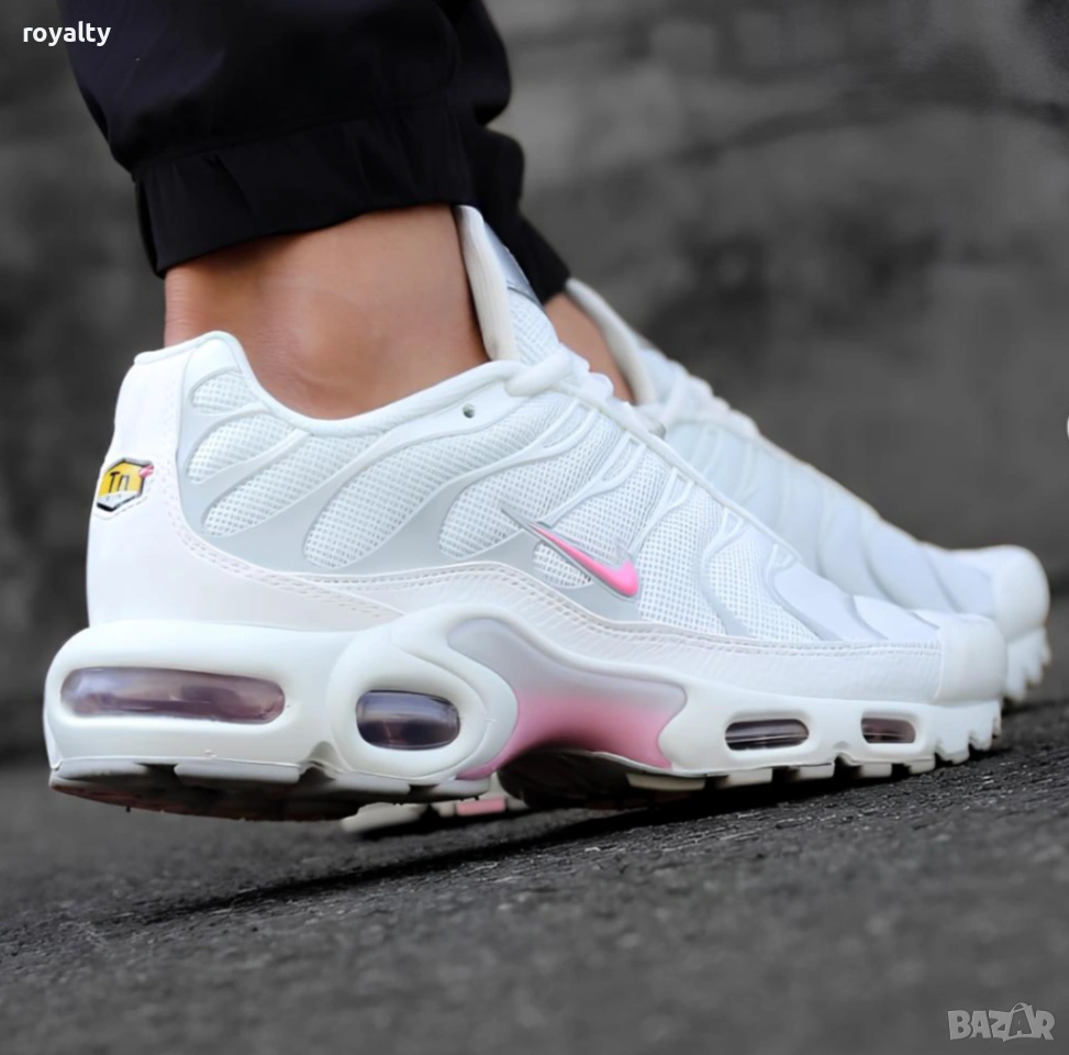 Nike Air Max TN White & Pink Дамски Маратонки Найк с Кутия 36-40 Номер , снимка 1