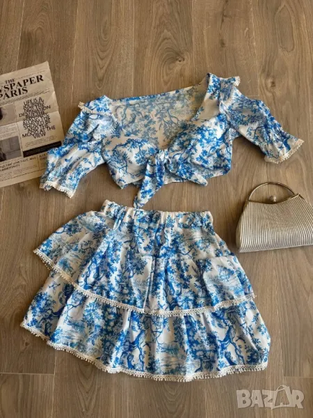 дамски комплект бюстие и пола , снимка 1