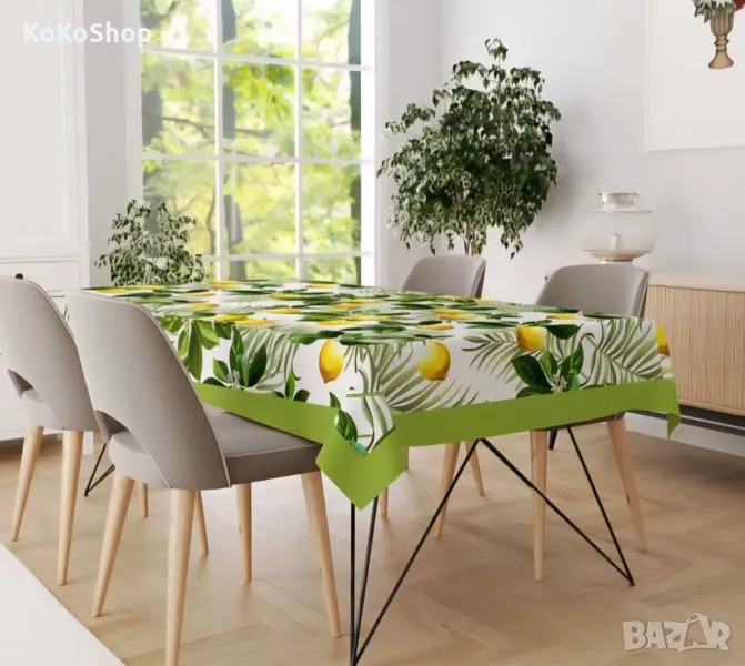 Покривка с лимони-три размера/покривка, снимка 1