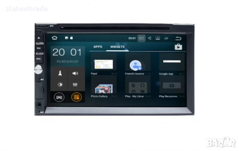 Мултимедия Универсална 7'' Навигация двоен дин, 9121, снимка 1