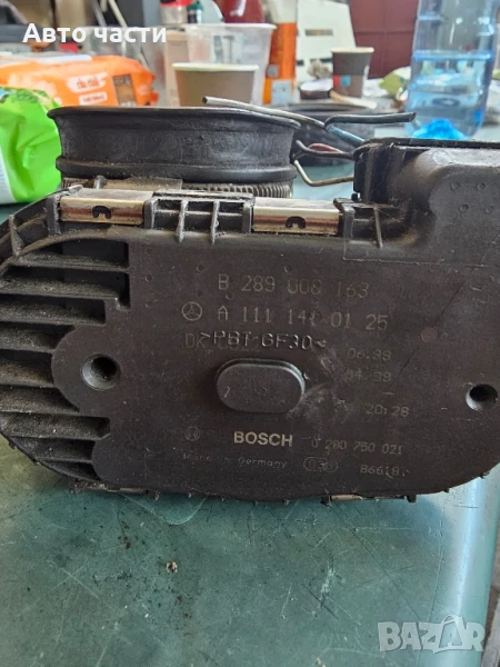 Дросел клапа A1111410325 за MERCEDES-BENZ SLC (R170) 200 Kompressor A1111410325 А1111410125 Mercedes, снимка 1