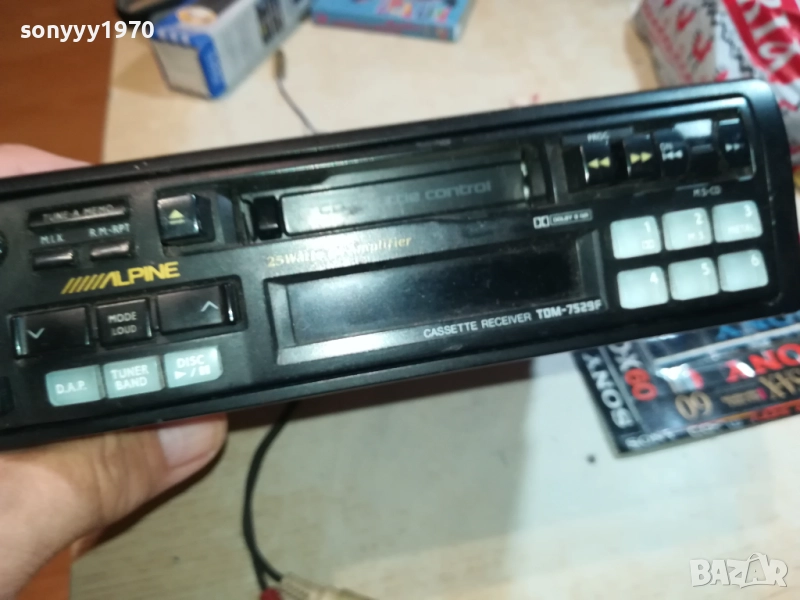 ALPINE TDM-7529F CAR AUDIO 0309251938LCHERY, снимка 1