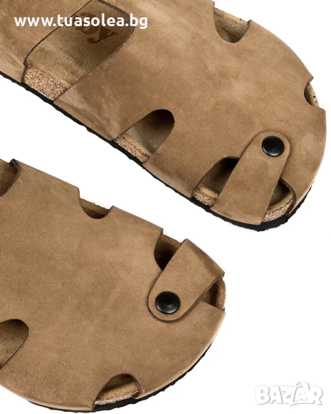 Мъжки ортопедични чехли от естествена кожа | Марка Tuasolea, снимка 1