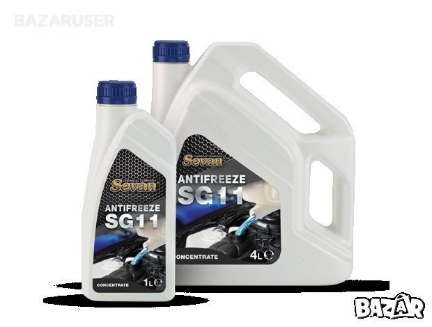 Антифриз Sevan G11 /син концeтрат/ 1L/4L разреждане 1:1 /-37*C/Made in Bulgaria, снимка 1