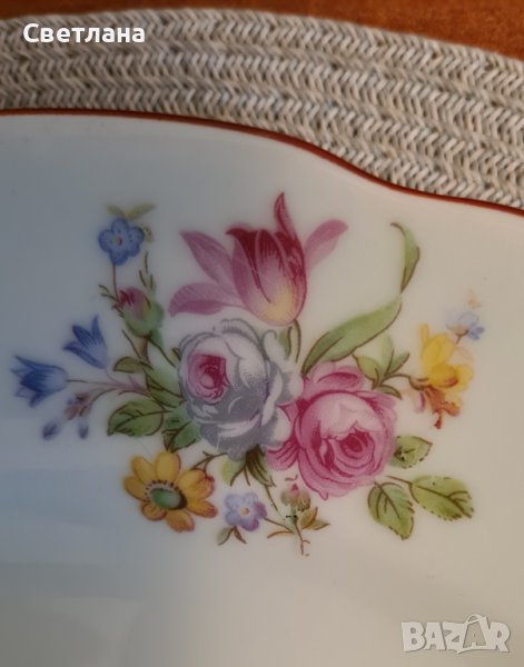 Порцелан- дълбока чиния , снимка 1