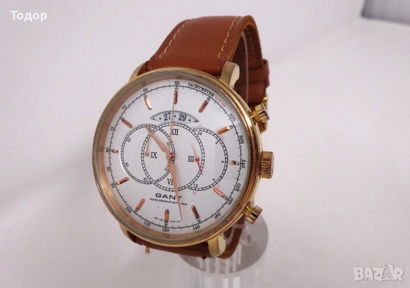 Мъжки кварцов часовник хронограф GANT, снимка 1