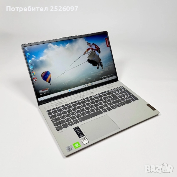 Lenovo IdeaPad 5/15,6” IPS/i5-1035G1/NVIDIA GeForce MX350/512GB NVMe, снимка 1