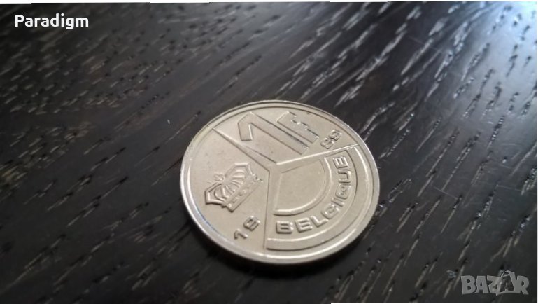 Монета - Белгия - 1 франк | 1989г., снимка 1