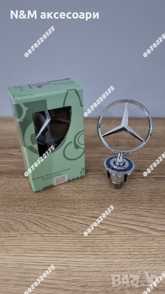 Емблеми за Мерцедес тип мерник/Mercedes star emblem , снимка 1