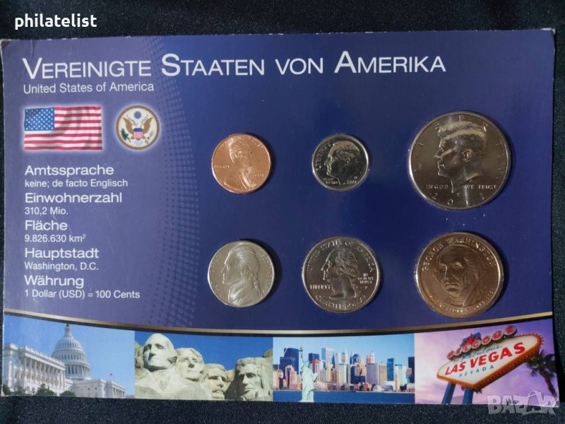 Комплектен сет - САЩ от 6 монети - 2004-2011, снимка 1
