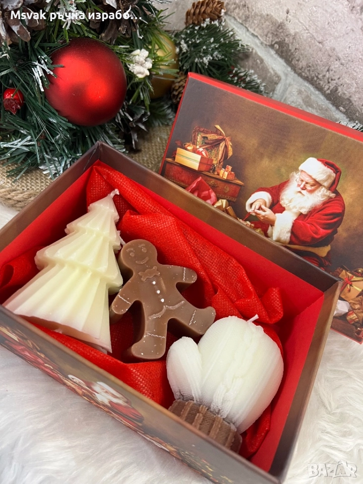 Коледна свещ, снимка 1