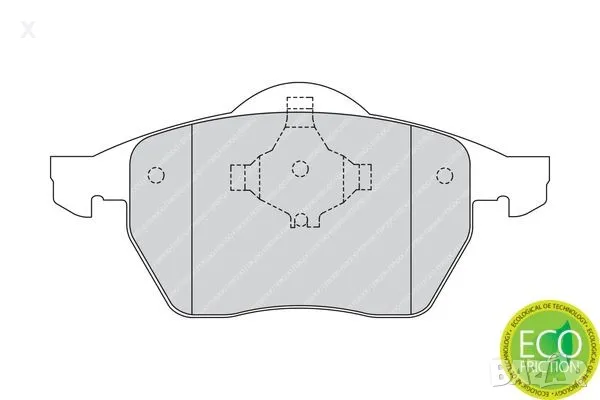 SIMER 581.4 Предни накладки AUDI 100 C4, A4 B5, A6 C4, VW Passat B5 / 1993-2005 / OE 4B0698151N     , снимка 1