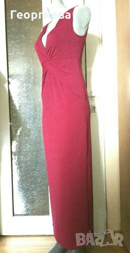 Дълга еластична рокля с цепка👗🍀S,M, L👗🍀арт.355, снимка 1