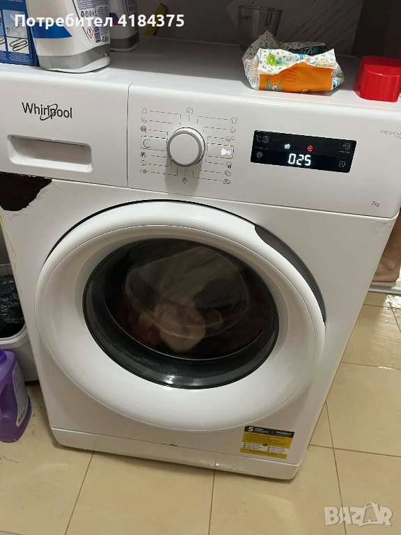 Продавам Пералня Whirlpool 7 кг, снимка 1