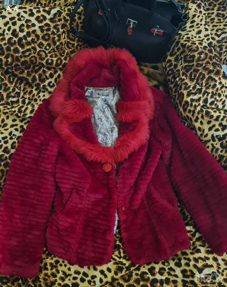 Дебело еко палто ,40лв., снимка 1