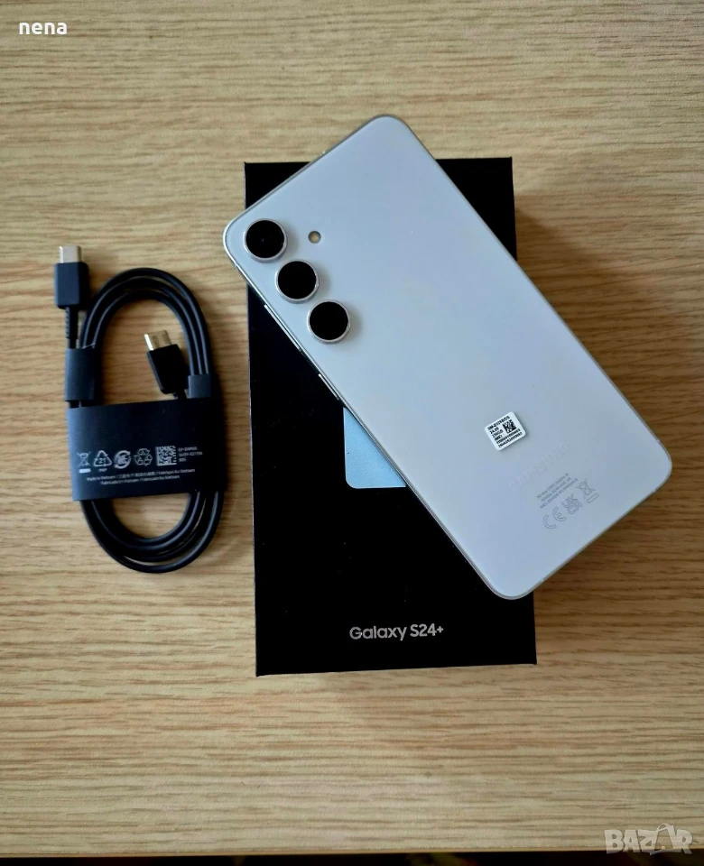 ,SAMSUNG Galaxy  S 24  Plus  5G SILVER Почти НОВ Без ЗАБЕЛЕЖКИ., снимка 1