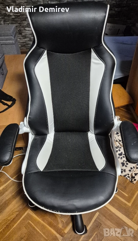 Геймърски стол с газова колона, снимка 1
