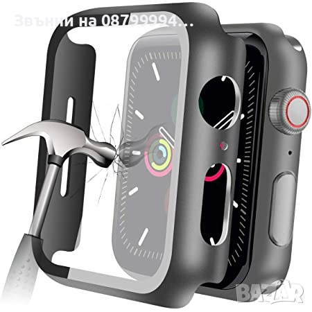  Протектор за Apple iWatch 2, 3, 4, 5, 6, SE,7, 8, 9 360 6D- 40mm 42mm 44mm 45mm 49mm, снимка 1