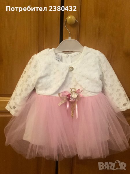 Детска рокля 74-9 м., снимка 1