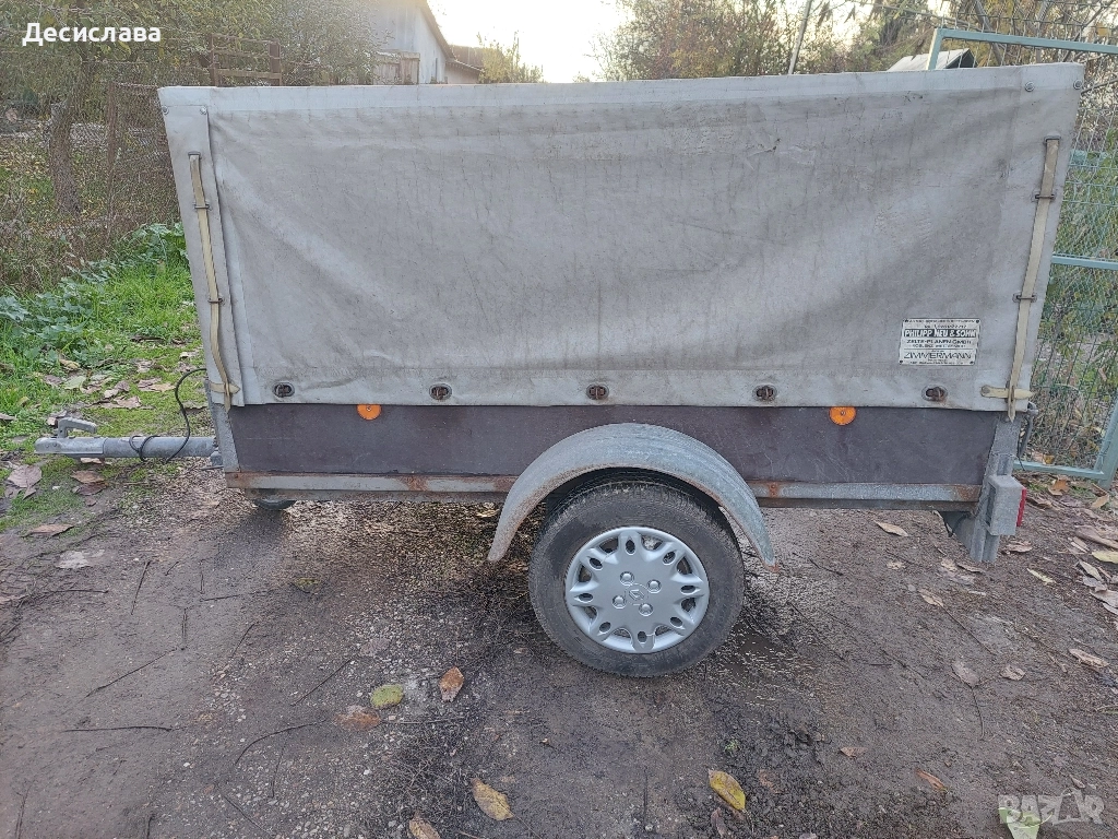 Ремарке с брезент , снимка 1