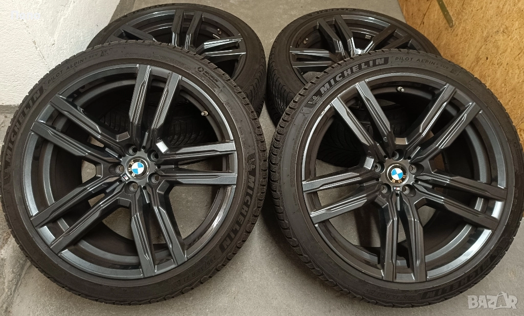 Оригинални джанти с гуми зимни 21 цола за Bmw G05 G06 F95 F96 X5M X6M , снимка 1