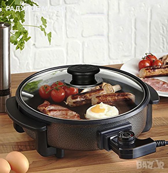 Електрическа тава Elekom ЕК-2003М с мраморно покритие , снимка 1